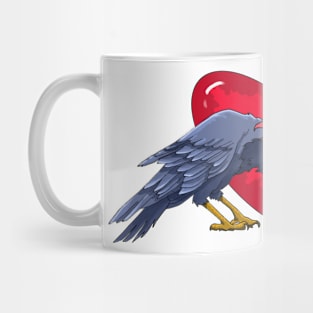 Ravens love heart Mug